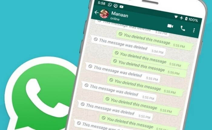 Удаляющиеся сообщения в WhatsApp Beta